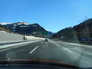 On the Swiss highways 